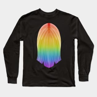 Long Rainbow Hair Long Sleeve T-Shirt